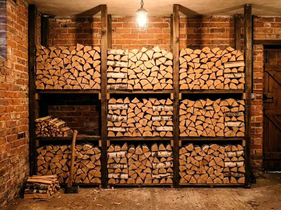 Круговая поленница holzhausen, Белоомут, улица Ягодная, 40